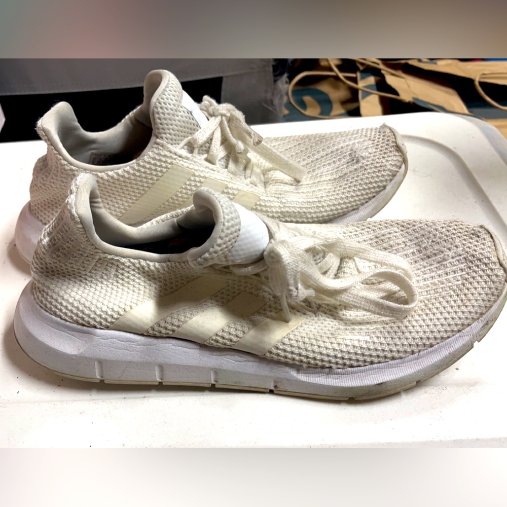 Worn adidas shoes!